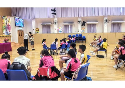 與「香港普通話研習社科技創意小學」合辦 「領袖生朋輩調解培訓」 ( 2024年10月19日 )